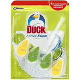 Duck Toilet Cleaner, Active Foam Citrus Toilet Rim Block 38.6g