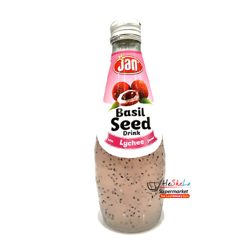 Jan Basil Seed Lychee Drink 290mL