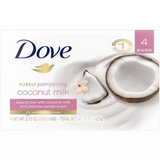 Dove Coconut Milk Soap 4x100g