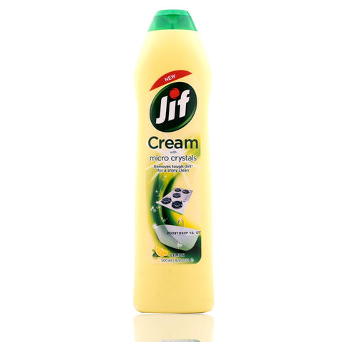 Jif Cream Cleanser With Micro Particles Lemon 500 ml