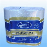Swan Premium Quality Toilet Tissue- 4 Rolls